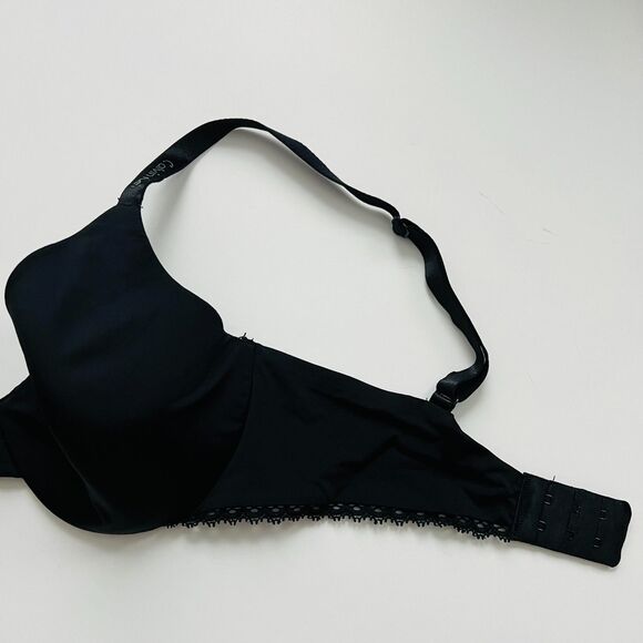 Calvin Klein Perfectly Fit Seductive Comfort T-Shirt Bra F2893 - Black 32D - Picture 8 of 13